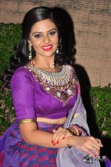 Sreemukhi at Dhanalakshmi Thalupu Thadithe Movie Audio Launch